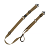 GROVTEC US QS 2-POINT SABRE SLING W/ PUSH BUTTON SWIVELS COYOTE