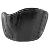 Bulldog Black Molded Leather Belt Slide Holster Medium