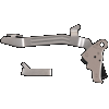 Apex Tactical 102P117fde Action Enhancement Slim Flat Dark Earth Drop-In, Compatible W/Glock 43/43X/48