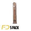 Ets Magazine For Glock 9mm - 31rd Carbon Smoke Fit 17/19 - 5-PACK