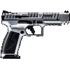 CANIK, SFX Rival-S, 9MM, 5" Barrel, 18+1, Chrome Finish, Optics Ready, Fiber Optic Front Sight Striker Fire, Semi-automatic