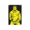 Birchwood Casey 37036 EZE-Scorer Bad Guy Silhouette Paper Hanging 23" x 35" Black/Yellow 100 Per Pkg