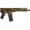 CMMG MK4, DISSENT, 300 BLACKOUT, 10.5" THREADED BARREL, 30RD, CERAKOTE FINISH, MIDNIGHT BRONZE, 5/8X24, CMMG ZEROED LINEAR COMPENSATOR, TRIGGERTECH AR-D 2-STAGE TRIGGER, 9.6" M-LOK HANDGUARD, CMMG ZEROED POLYMER GRIP SEMI-AUTOMATIC PISTOL, AR Black