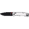 Cobratec Regent Bar Lock Fldr - 3.25" Silver/black S35vn Blade