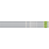 Easton 4mm Emj Match Grade 340 - 6-pack W/ 3" Aae Hybrid Vanes