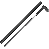 Cold Steel Cable Whip Cscn38cbl Cane 32