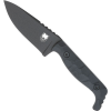 Cobratec Kingpin 4" Fixed Bld - Black D2 Steel W/kydex Sheath