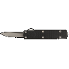 Cobra Tec Knives Llc Mini Mamba Mnblkmgen2dns Knurled Black Drop