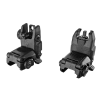 Hiviz Folding Ar Back Up Sight - Set W/tritium Post Pic Rails