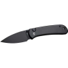 Civivi Knife Quibit 2.98" Blk/ - Blk Stonewash Button Lock
