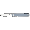 Cobratec Monarch 3.5" Folder - Grey D2 Steel W/clip