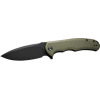 Civivi Knife Praxis 3.75" Od - Green G10/black Stonewashed