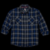Horizon Design Flannel Shirt Hdesign 32203 Hornady L/s Lg Navy