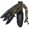 Cold Steel Throwing Knives - 4.4" Blade 3-pack W/sheath
