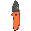 Columbia River Squid Crkt 2486 Compact 1.75 Pln Orng