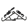 Allen 7244 Takedown Gambrel And Hoist 500 Lbs