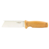 Camillus 19627 Swedge 4.30" Fixed Plain Silver 420 Steel Titanium Bonded Blade Textured Tan ABS Handle Includes Sheath