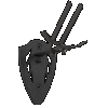 Allen Ez Mount 7227 Skull Hanger Black