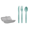 Ka-bar Lunch Pal W/spoon/fork/ - Knife With Lightweight Case