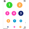 Allen Ez-aim 15787 Ez Aim Fun Shtn Eye Test Trg 24x19 4pk