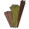 Allen Nylon Cable Ties 100pk - Assorted Green/brown/tan