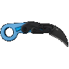 Crkt Provoke 2.47" Plain Edge Fldr Knife W/kinematic M Blue