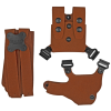 Galco Classic Lite 2 Shieldr Hol Right Hand Leather Sig P365 Natural