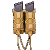 High Speed Gear Taco Molle, Hsgi 11pt02cb Dbl Pstl Coy Brn Coyote