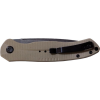 Cobratec Diablo Side Button Auto 3" D2 Fde/stnwsh Blk Bld