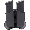Bulldog PGM Mag Holder Black Polymer Paddle Compatible w/ Most Glock 17/19/22/23/26/27/31/32/33/34 Gen1-4. Ambidextrous