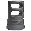 Banish(silencer Central) Muzzle Brake Banish 5819 Insert 46 Blk