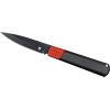 Cobratec Gideon Hidden Release 3" Black/red Aluminum D2 Blade
