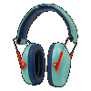 Allen Ultrax 4115 Ultrx Childrens Hearing Muff Teal
