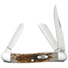 Case Stockman 00042 Amber Bone Peach Seed Jig