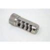 Area 419 Sidewinder Magnum Self Timing Muzzle Brake 6.5mm Raw Stainless 5/824