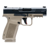 Canik Mete Mc9ls 9mm 3.68" Bbl Or Fs Black Slide/fde Frame