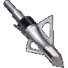 Allen Impact Fixed Blade, Allen 14635 Power Point Chisel Broadhd 100gr 3pk