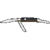 Boker Stockman, Bok 110856 Trad Ser 2.0 Lg Stockman Jigged Blk