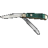Boker Trapper, Bok 110831 Trad Ser 2.0 Trapper Jigged Grn