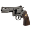 Colt Python .357 Magnum, 4.25" barrel, 6 rnd - Blued Wood Grips (Factory Blem)