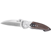 Crkt Walker 2.93" Plain Edge - Folder Ss/wood Blade Btn Lock