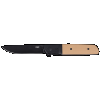 Crkt Bamboozled 3.3" Plain - Edge Assisted Black/brown D2