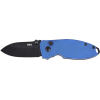 Crkt Squid 2.2" Fine Edge - Blue/black Button Lock D2