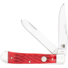 Cobratec Trapper Two Blade G10 Red/ss Slip Joint