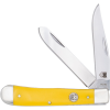 Cobratec Trapper Two Blade G10 Yellow Delrin/ss Slip Jnt
