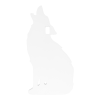 Birchwood Casey AR500 3/8" Sil Howling Coyote. .