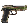 Beretta 92XI Combat Series 9mm, 4.7" Barrel, Optic Ready, 15 rnd - Vegetato Camo [MPN:SPEC0742A15]