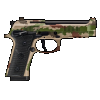 Beretta 92Xi Combat Series 9mm, 4.7" Barrel, Optic Ready, 18 rnd - Vegetato Camo [MPN:SPEC0742A18]