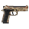 Beretta 92Xi Combat Series 9mm, 4.7" Barrel, Optic Ready, 15 rnd - Desert Camo [MPN:SPEC0743A15]