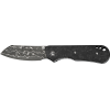 Civivi Knife Crabby 2.7" Shredded Carbon Fiber Damascus